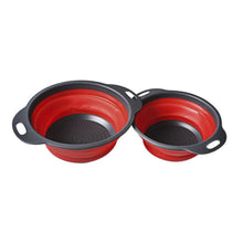 Load image into Gallery viewer, Silicone Strainer Set - 2 piece (Collapsable)
