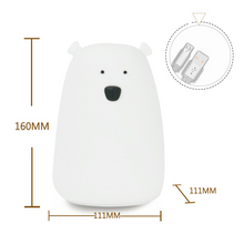 Load image into Gallery viewer, Silicone Bear Night Light