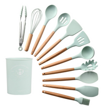 Load image into Gallery viewer, 12 Piece Silicone Utensil Set.