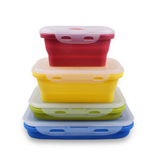 Load image into Gallery viewer, Silicone Lunch Box Set (Collapsable)