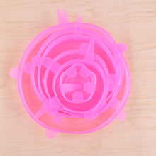 Load image into Gallery viewer, 7 Piece Silicone Stretchy Lid Set