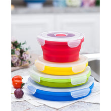 Load image into Gallery viewer, Silicone Lunch Box Set (Collapsable)