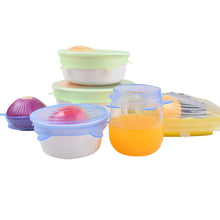Load image into Gallery viewer, 7 Piece Silicone Stretchy Lid Set