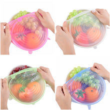 Load image into Gallery viewer, 7 Piece Silicone Stretchy Lid Set