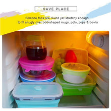 Load image into Gallery viewer, 7 Piece Silicone Stretchy Lid Set