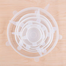 Load image into Gallery viewer, 7 Piece Silicone Stretchy Lid Set