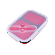 Load image into Gallery viewer, 2 Compartment Lunch Box (Collapsable)
