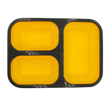 Load image into Gallery viewer, 3 Compartment Silicone Lunch Box (Collapsable)
