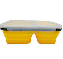 Load image into Gallery viewer, 3 Compartment Silicone Lunch Box (Collapsable)
