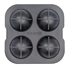 Load image into Gallery viewer, 4-Cavity Silicone Ice Ball Tray (Black)
