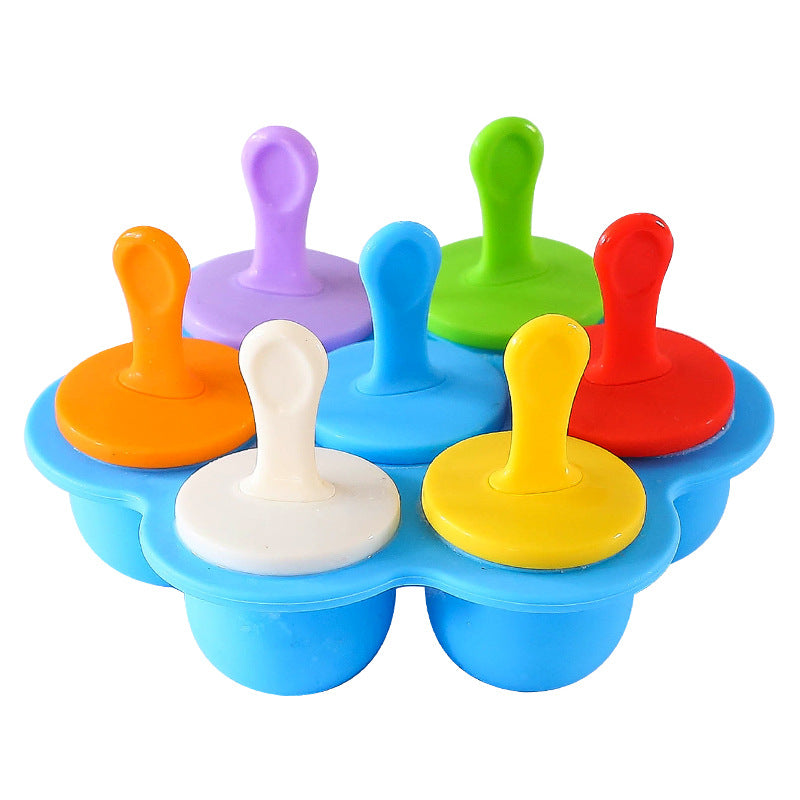 7 Cavity Popsicle/Baby Food Mould