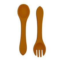 Load image into Gallery viewer, All Silicone Spoon and Fork Set
