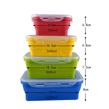 Load image into Gallery viewer, Silicone Lunch Box Set (Collapsable)
