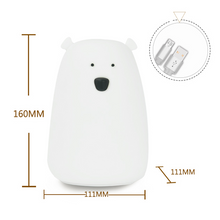 Load image into Gallery viewer, Silicone Bear Night Light
