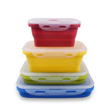 Load image into Gallery viewer, Silicone Lunch Box Set (Collapsable)
