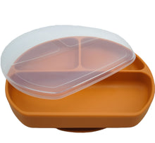 Load image into Gallery viewer, Silicone 3 Divider Plate with Lid
