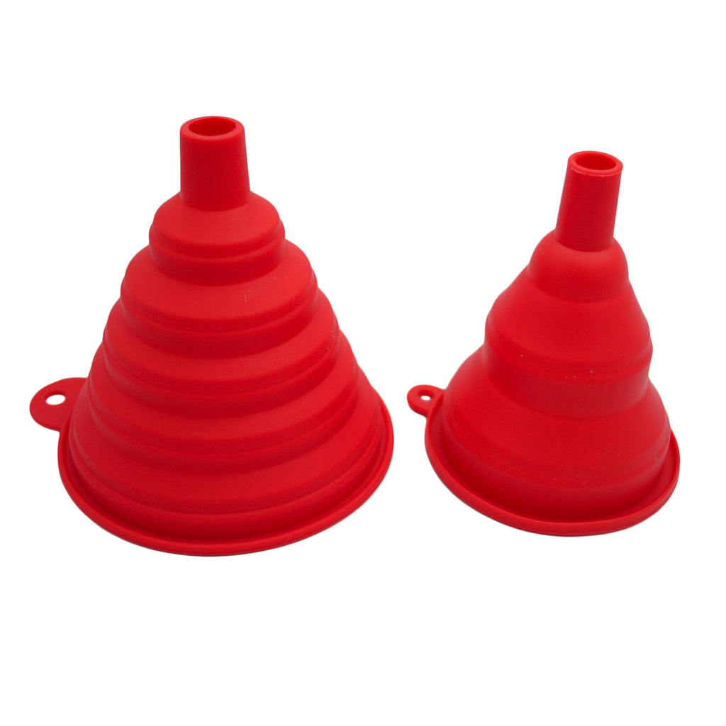 Collapsable Silicone Funnels