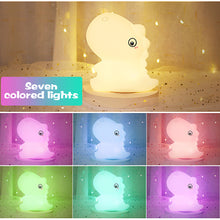 Load image into Gallery viewer, Silicone Dinosaur Night Light
